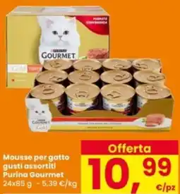 Interspar Mousse per gatto Purina Gourmet offerta