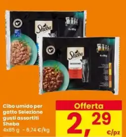 Interspar Cibo umido per gatto Selezione Sheba offerta