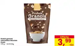 Interspar Protein granola Cioccolato e Nocciole Prozis offerta