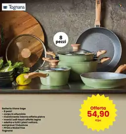 Interspar Tognana Batteria Stone Sage offerta
