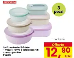 Interspar Set 3 contenitori/ciotole offerta