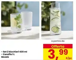 Interspar Set 2 bicchieri Moods offerta