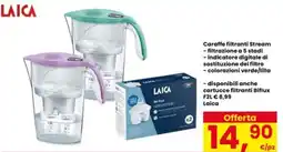 Interspar LAICA Caraffe filtranti Stream offerta