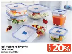 Mercatò Contenitori in vetro 'PURE BOX' offerta
