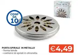 Mercatò Porta spirale in metallo offerta