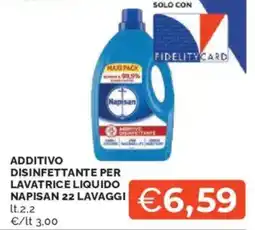 Mercatò Additivo disinfettante per lavatrice liquido NAPISAN offerta
