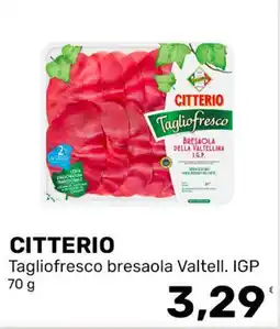 Iper Tosano CITTERIO Tagliofresco bresaola Valtell. IGP offerta