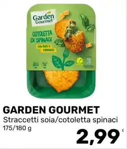 Iper Tosano GARDEN GOURMET Straccetti soia/cotoletta spinaci offerta
