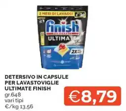 Mercatò Detersivo in capsule per lavastoviglie ultimate FINISH offerta