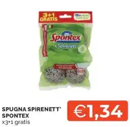 Mercatò Spugna spirenett' SPONTEX x3 offerta