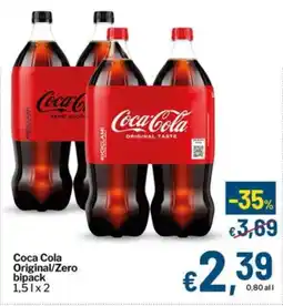 Qui Discount Coca Cola Original/Zero bipack offerta