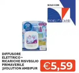 Mercatò Diffusore elettrico + ricariche risveglio primaverile 3volution AMBIPUR offerta