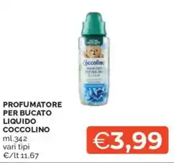 Mercatò Profumatore per bucato liquido COCCOLINO offerta