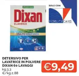 Mercatò Detersivo per lavatrice in polvere DIXAN offerta