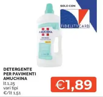 Mercatò Detergente per pavimenti AMUCHINA offerta
