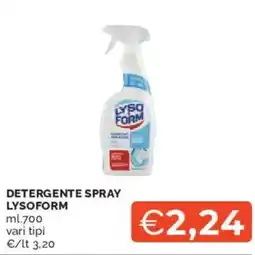 Mercatò Detergente spray LYSOFORM offerta