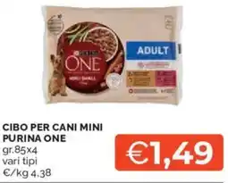 Mercatò Cibo per cani mini PURINA ONE offerta