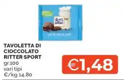 Mercatò Tavoletta di cioccolato RITTER SPORT offerta