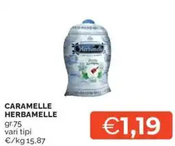 Mercatò Caramelle HERBAMELLE offerta