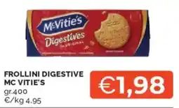 Mercatò Frollini digestive MC VITIE'S offerta
