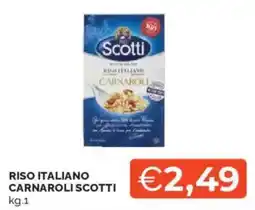 Mercatò Riso italiano carnaroli SCOTTI offerta