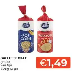 Mercatò Gallette MATT offerta
