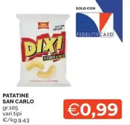 Mercatò Patatine SAN CARLO offerta