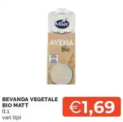 Mercatò Bevanda vegetale BIO MATT offerta