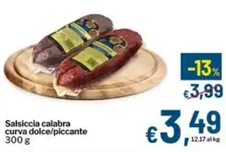 Qui Discount Salsiccia calabra curva dolce/piccante offerta