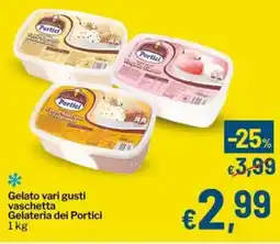 Qui Discount Gelato vaschetta Gelateria dei Portici offerta
