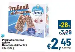 Qui Discount Pralinati amarena gelato Gelateria dei Portici offerta