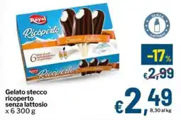 Qui Discount Gelato stecco ricoperto senza lattosio offerta