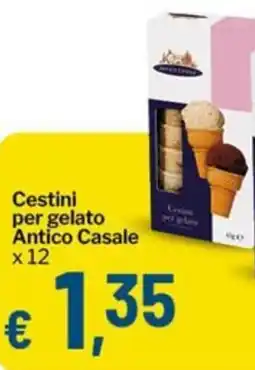 Qui Discount Cestini per gelato Antico Casale offerta