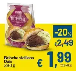 Qui Discount Brioche siciliana Dais offerta
