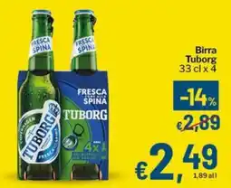 Qui Discount Birra Tuborg offerta