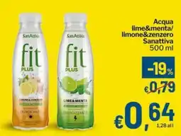 Qui Discount Acqua lime&menta/ limone&zenzero Sanattiva offerta