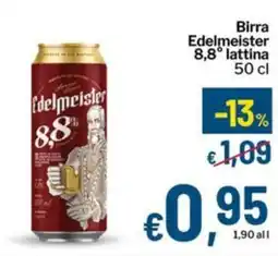 Qui Discount Birra Edelmeister 8,8° lattina offerta