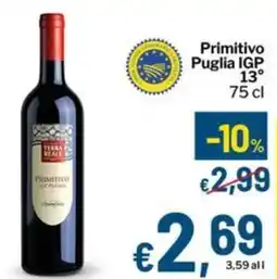 Qui Discount Primitivo Puglia IGP 13° offerta
