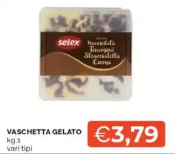 Mercatò Selex vaschetta gelato offerta