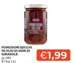 Mercatò Selex pomodori secchi in olio di semi di girasole offerta