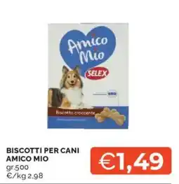 Mercatò Selex biscotti per cani amico mio offerta