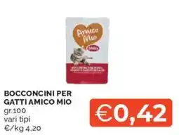 Mercatò Selex Bocconcini per gatti amico mio offerta