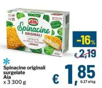 Spinacine originali surgelate Aia