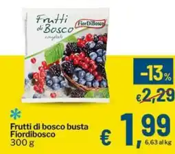 Qui Discount Frutti di bosco busta Fiordibosco offerta