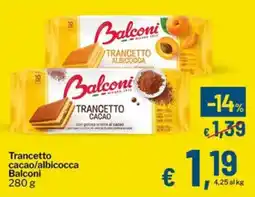Qui Discount Trancetto cacao/albicocca Balconi offerta