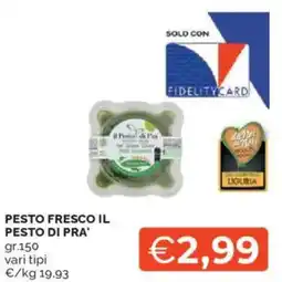 Mercatò Pesto fresco IL PESTO DI PRA' offerta