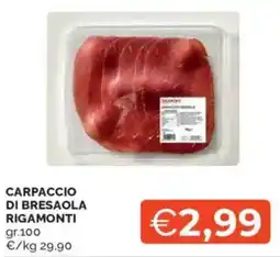 Mercatò Carpaccio di bresaola RIGAMONTI offerta