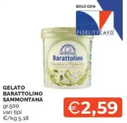 Mercatò Gelato barattolino SAMMONTANA offerta
