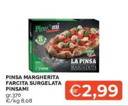 Mercatò Pinsa margherita farcita surgelata PINSAMI offerta