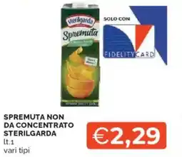 Mercatò Spremuta non da concentrato STERILGARDA offerta